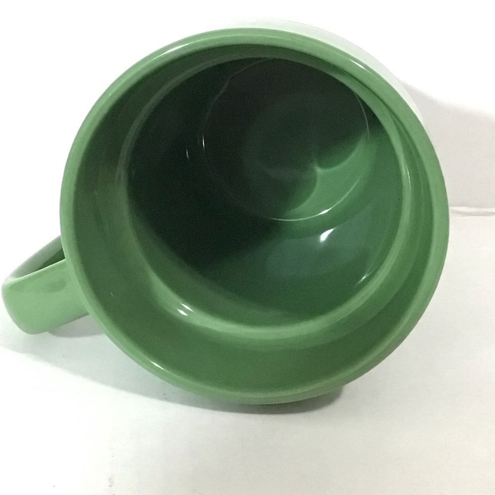Bloom Where You‎ Are Planted Green Ceramic Planter Mug 16 OZ Unused - Picture 3 of 4